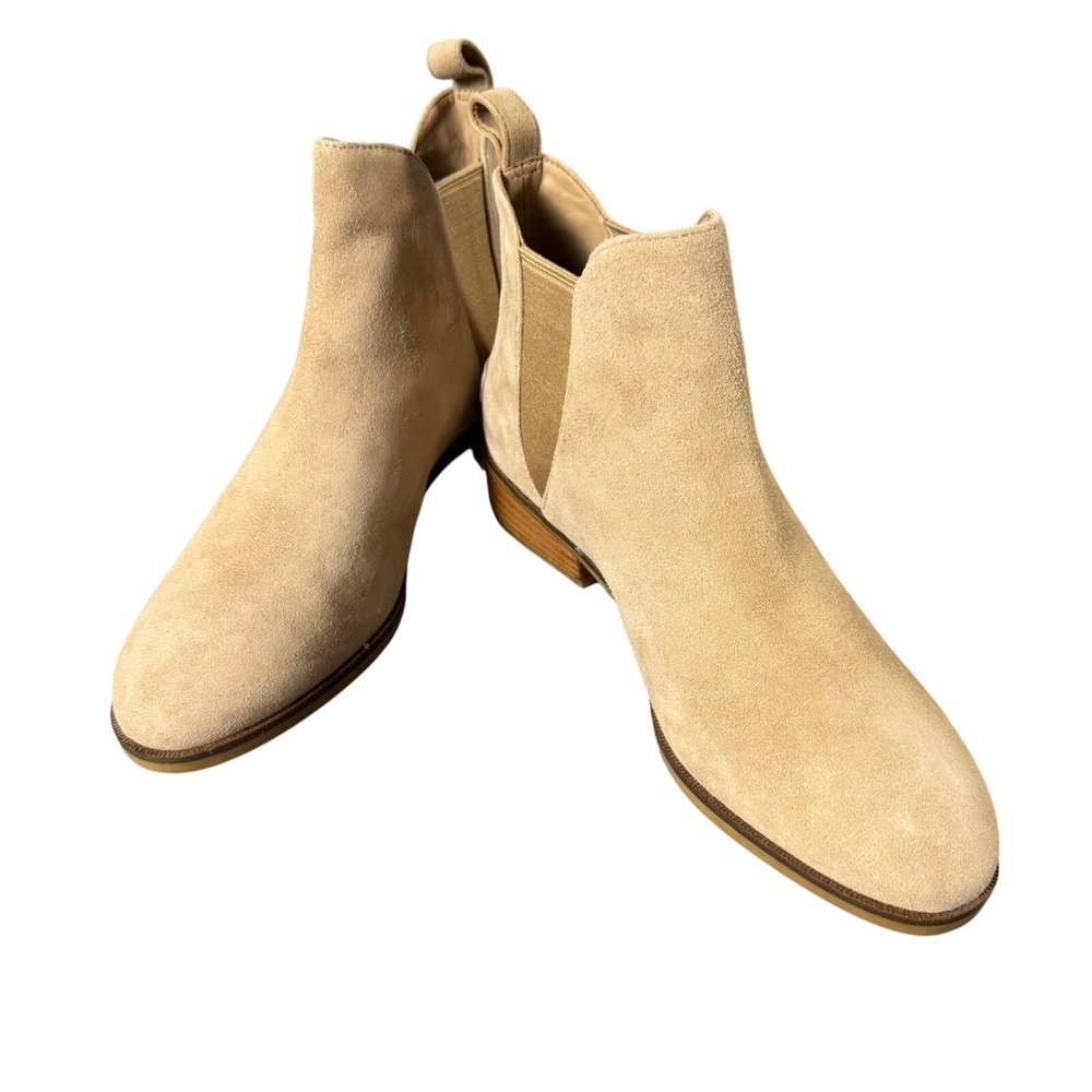 Cole Haan Grandseries Tan Suede Chelsea Ankle Boots W22259 Womens 6B